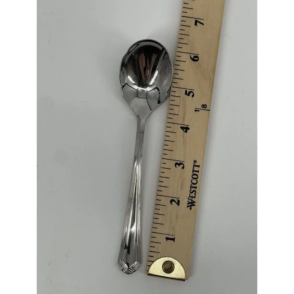 Lenox ARCHWAY 18/10 Stainless Sugar Shell Serving Spoon 6 1/4